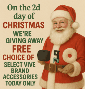 Vive Accessories Free Give Away on the 2nd Day of Christmas, Creative by Lang Home Medical
