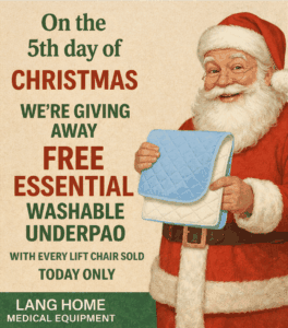 Washable Underpao Free Give Away for 5th Day of Christmas, Creative by Lang Home Medical

